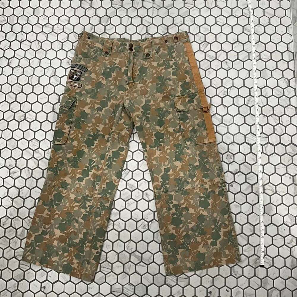 Vintage 2003 Felix The Cat Camouflage Cargo Pants Size 5